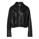 【6/1限定!当選確率1/2!MAX100%POINT BACK!※要エントリー】ロエベ LOEWE レザージャケット ブラック レディース s540y34l3...