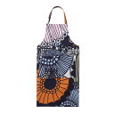 【ネコポス対応(1点まで)】マリメッコ marimekko エプロン マルチカラー 074329 123 SIIRTOLAPUUTARHA【返品送料無料】