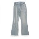 セリーヌ CELINE ジップフライジーンズ フレアジーンズ ブルー レディース 2n423 789d fzz8 DYLAN FLARED JEANS【返品送料...