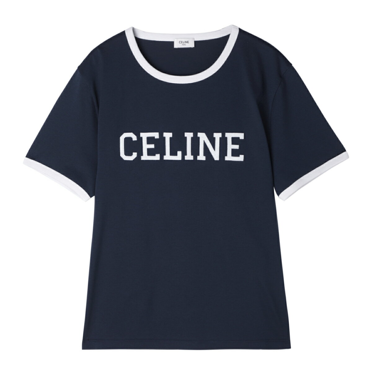 【CELINE】 セリーヌ メンズ レギュラー Tシャツ ロゴ ★ 黒 rx02r-507z51.jpg