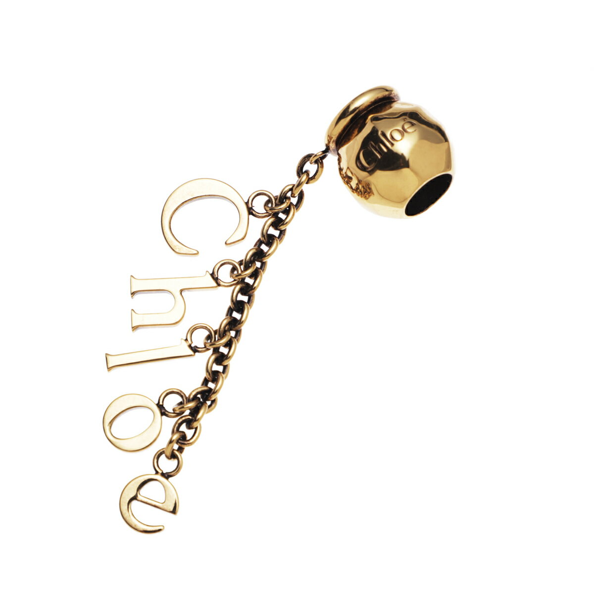 Rakuten - クロエ Chloe バッグチャーム バッグチャームゴールド ゴールド レディース ch25ak139cb7 9da goldcolor SPHERE CHLOE LETTERS DICE BRACELET CHARM【返品送料無料】