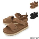アグオーストラリア UGG Australia サンダル レディース 1136783 chestnut GOLDENSTAR スウェード ストラップ プラットフ...
