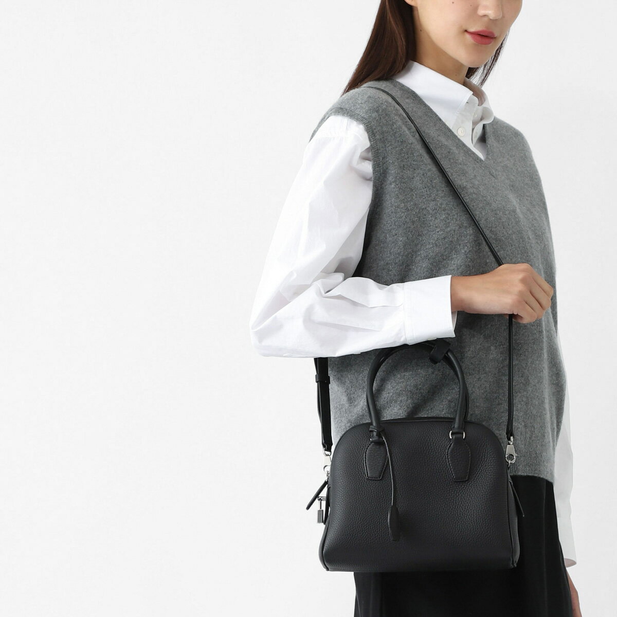 ザ ロウ THE ROW ハンドバッグ ショルダーバッグ ブラック レディース w1734 l129 blan INDIA 10.00【..