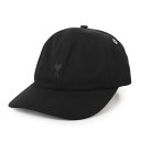 アミ AMI コットンキャップ ブラック メンズ レディース ucp265 aw0041 001 noir AMI DE COEUR EMBROIDERY CA...