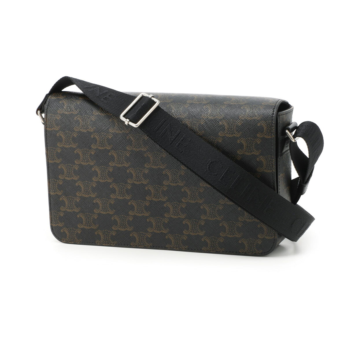 Rakuten - セリーヌ CELINE ショルダーバッグ メッセンジャーバッグ ブラック メンズ 11159 2eth 38si FLAP MESSENGER【返品送料無料】