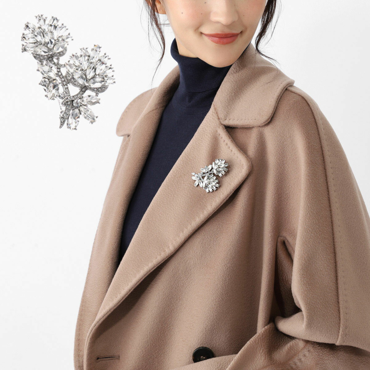 ウィークエンドマックスマーラ WEEKEND Max Mara ブローチ シルバー レディース 2525756174600 005 CIVADA【返品送料無料】...