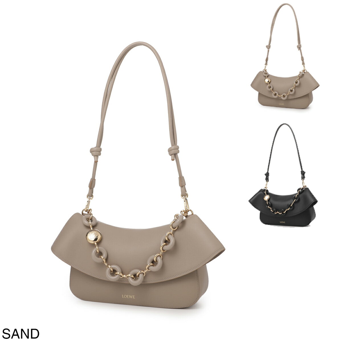 【3/5限定!当選確率1/2!MAX300%POINT BACK!※要エントリー】ロエベ LOEWE ショルダーバッグ 3WAY ハンドバッグ レディース ap22p22x07 2150 OLA MEDIUM BAG【返品送料無料】[2025AW]