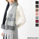 ヴィヴィアンウエストウッド Vivienne Westwood マフラー スカーフ メンズ レディース 81030006 w00zh n402 black SINGLE ORB DOUBLE FA【返品送料無料】