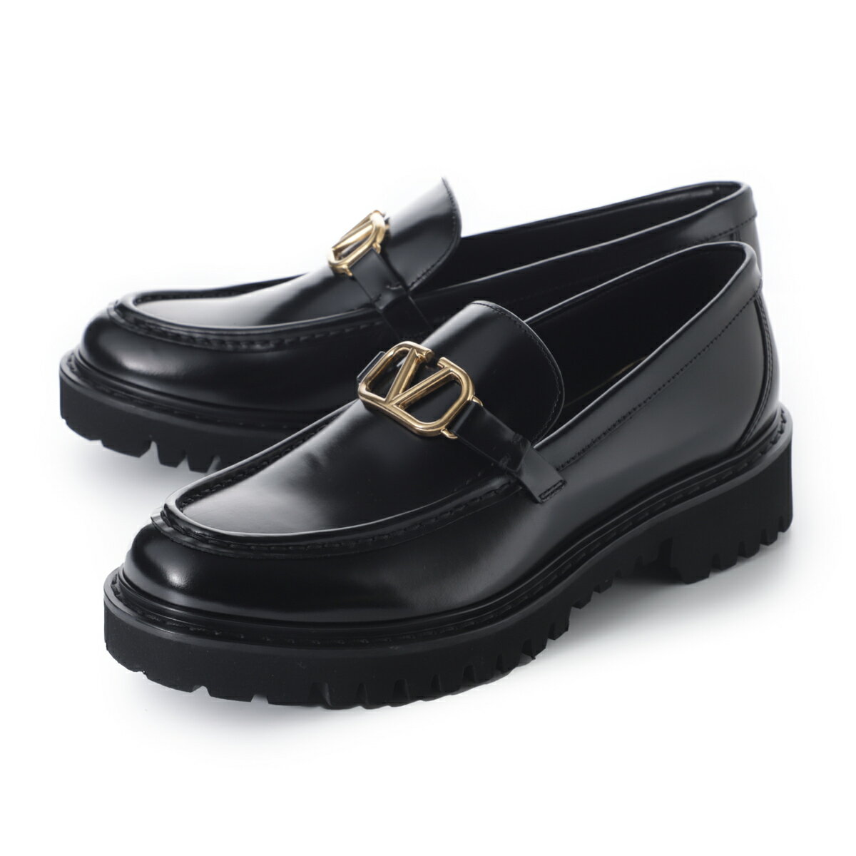 VALENTINO ヴァレンティノ　ブーツ　厚底　ローファー　36 厚底 VALENTINO(ヴァレンティノ) ローファー・オックスフォード