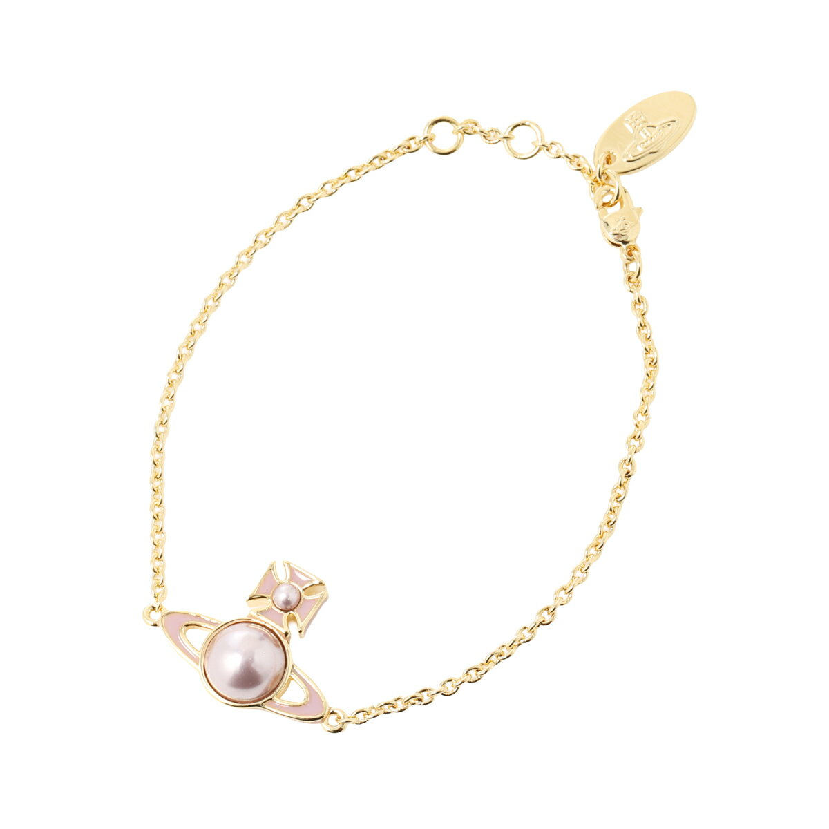 ヴィヴィアンウエストウッド Vivienne Westwood ブレスレット ゴールド レディース 6102023o 02r929 r929 gold violetenamel violetpearl TILLYA BRACELET【返品送料無料】[2025AW]