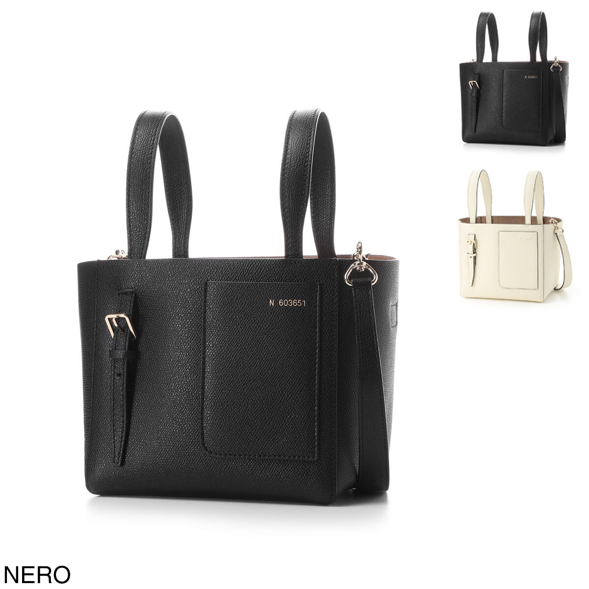 Rakuten - ヴァレクストラ Valextra バケットバッグ 2WAY ショルダーバッグ レディース wbsf0090028loctf nn nero SOFT BUCKET MICRO バケットバッグ マイクロ ショルダー【返品送料無料】