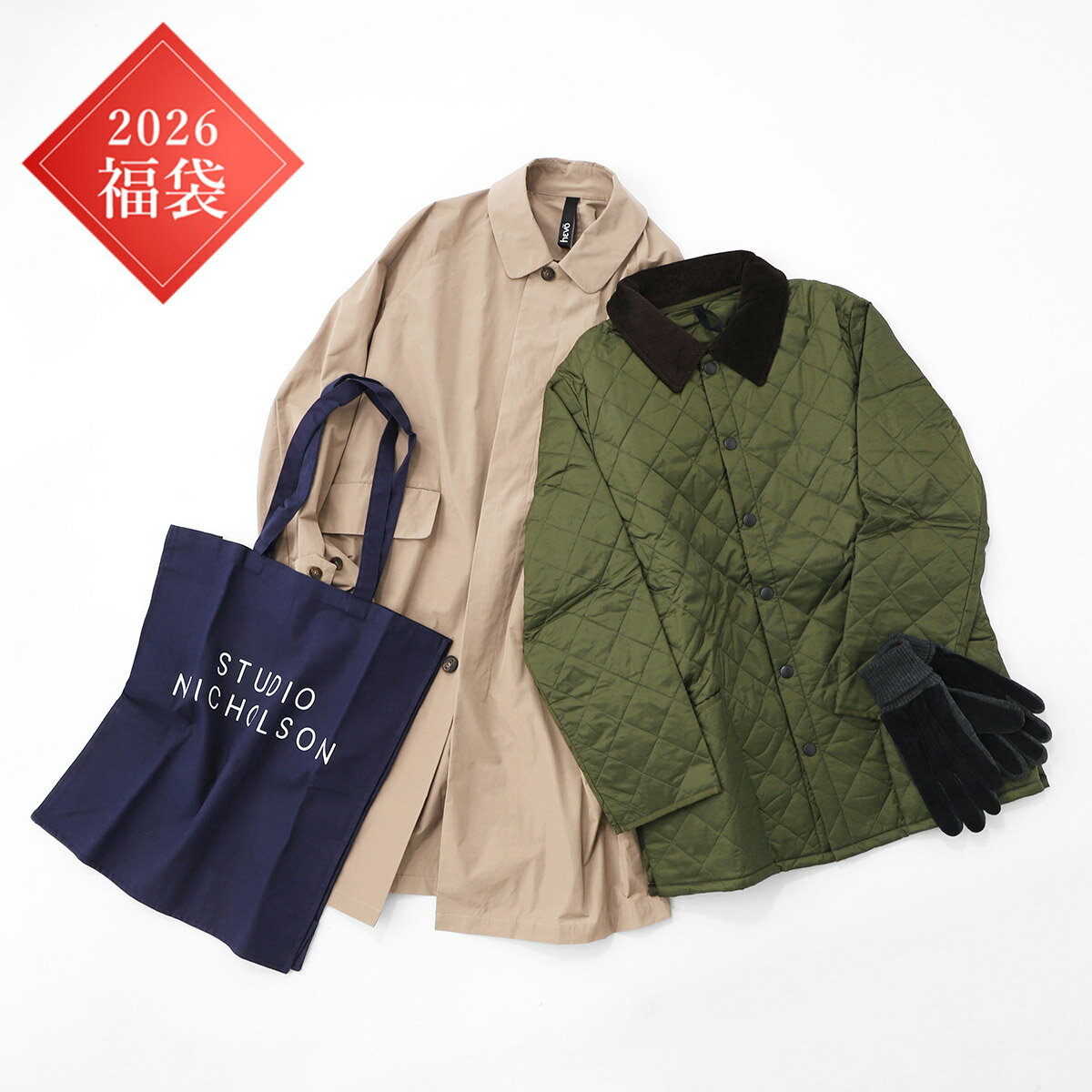 バブアー Barbour 【初売り】2026年 福袋 マルチカラー メンズ barbour set  ...