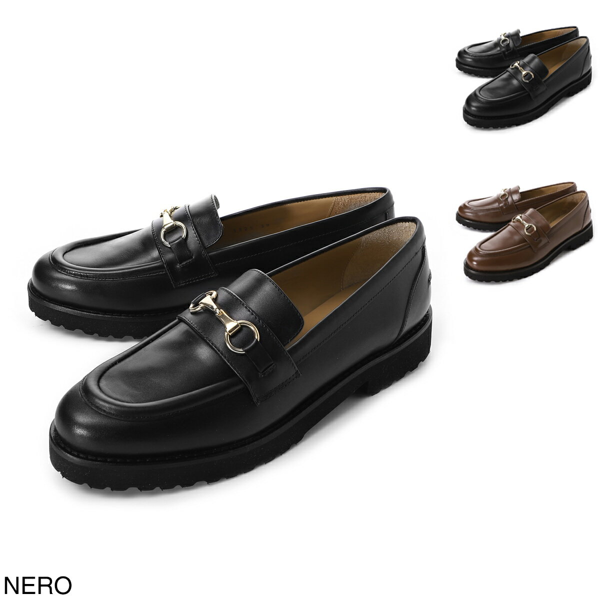 楽天市場】PASCUCCI（カラーブラウン）（ローファー｜レディース靴