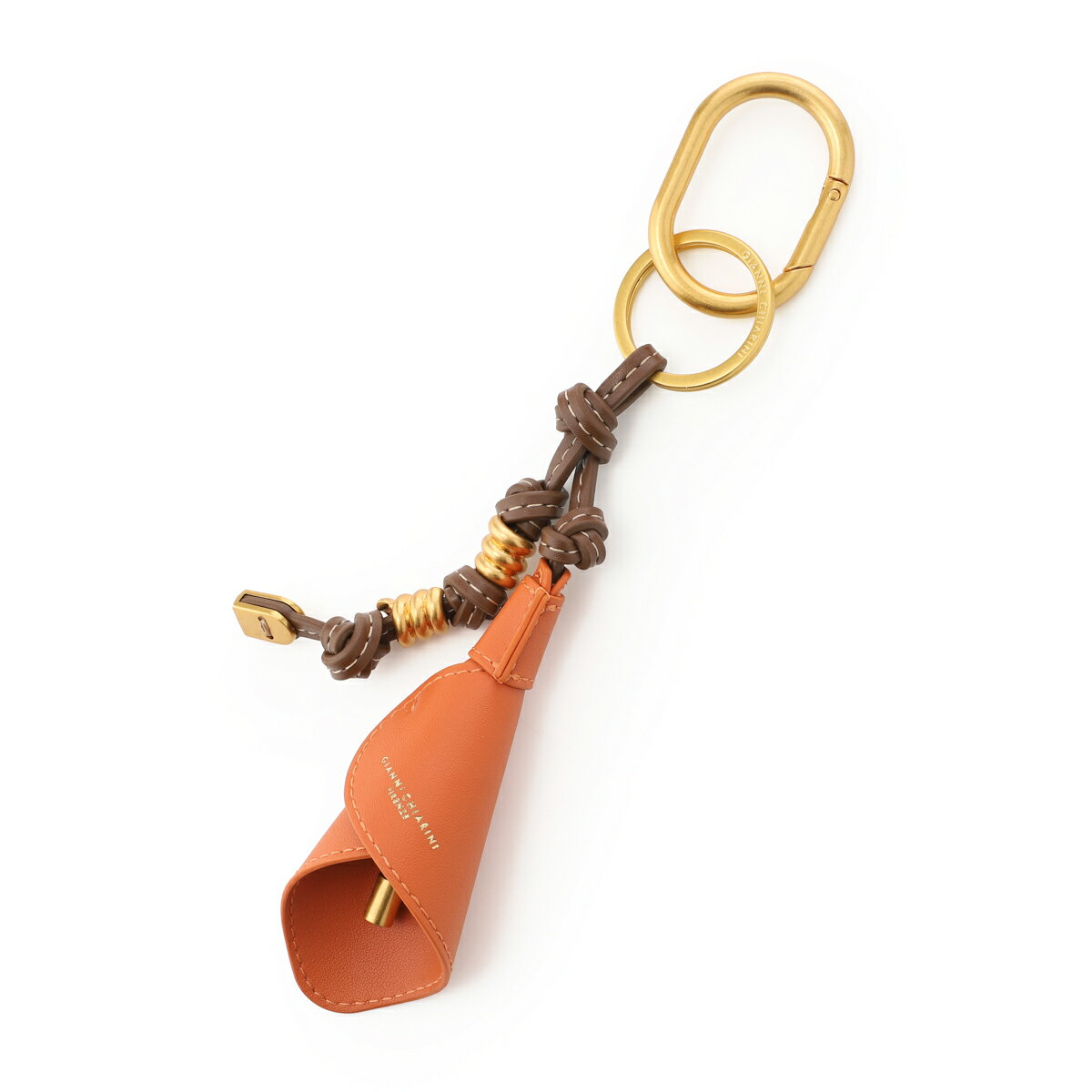 Rakuten - ジャンニ キアリーニ GIANNI CHIARINI キーリング バッグチャームモチーフ オレンジ レディース pccalla03 91 spice CALLA CHARM レザー バッグチャーム【返品送料無料】[2026SS]