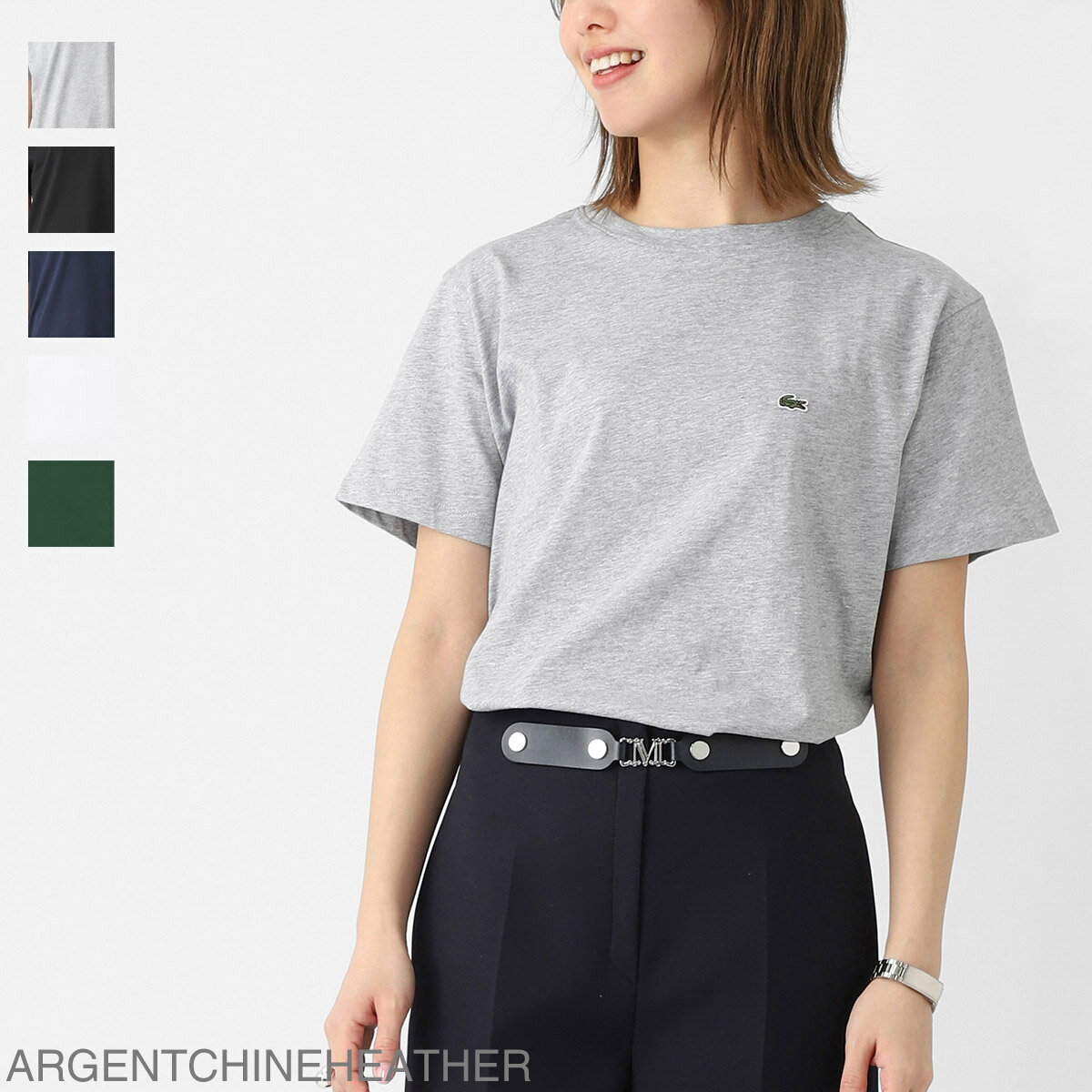 乐天商城 - ラコステ LACOSTE クルーネックTシャツ KIDS キッズ ボーイズ レディース ワンポイント 刺繍ロゴ【返品送料無料】[2026SS]