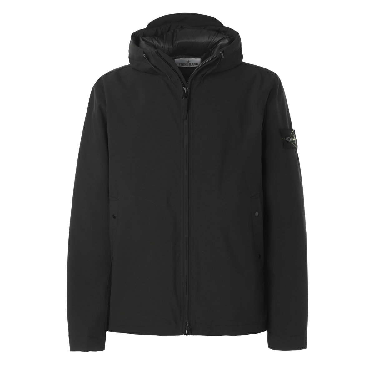 Rakuten - ストーンアイランド STONE ISLAND 中綿入り ブルゾン フーデッド ジャケット ブラック メンズ 4100108 SOFT SHELL-R_E.DYE TECHNOLOGY【返品送料無料】