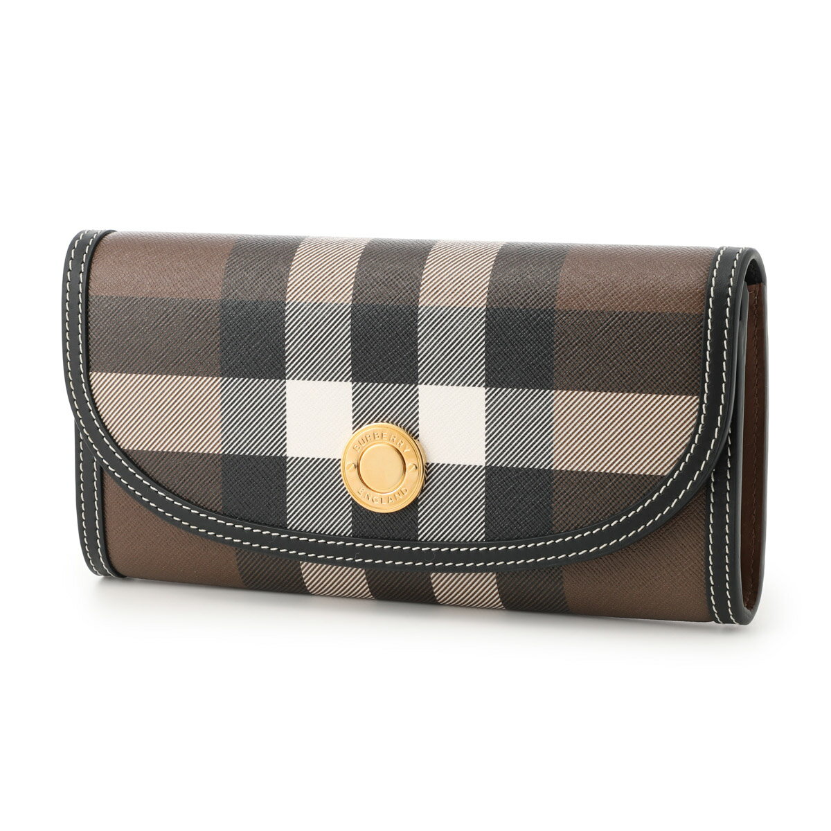 バーバリー BURBERRY 長財布 小銭入れ付き コンチネンタルウォレット ブラウン レディース 8072668 darkbirchbrown【返品送料無料】