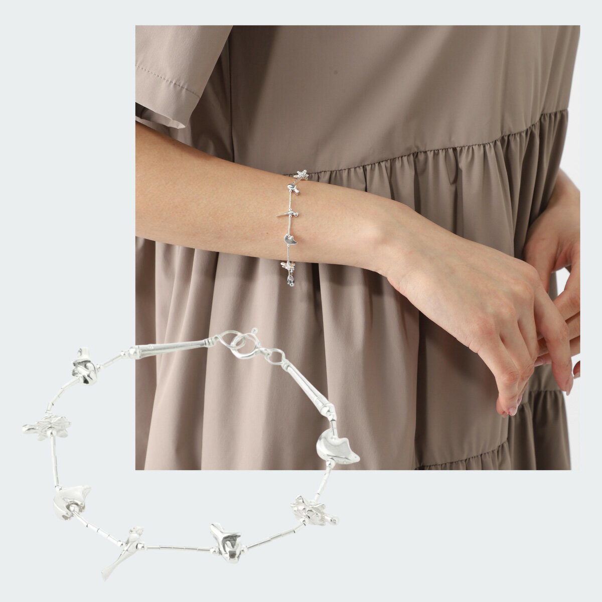 Rakuten - ハルポ(アルポ) HARPO ブレスレット シルバー レディース fetish bangle Fetish bangle フェティッシュ アニマル ビーズ アクセサリー シルバー【返品送料無料】