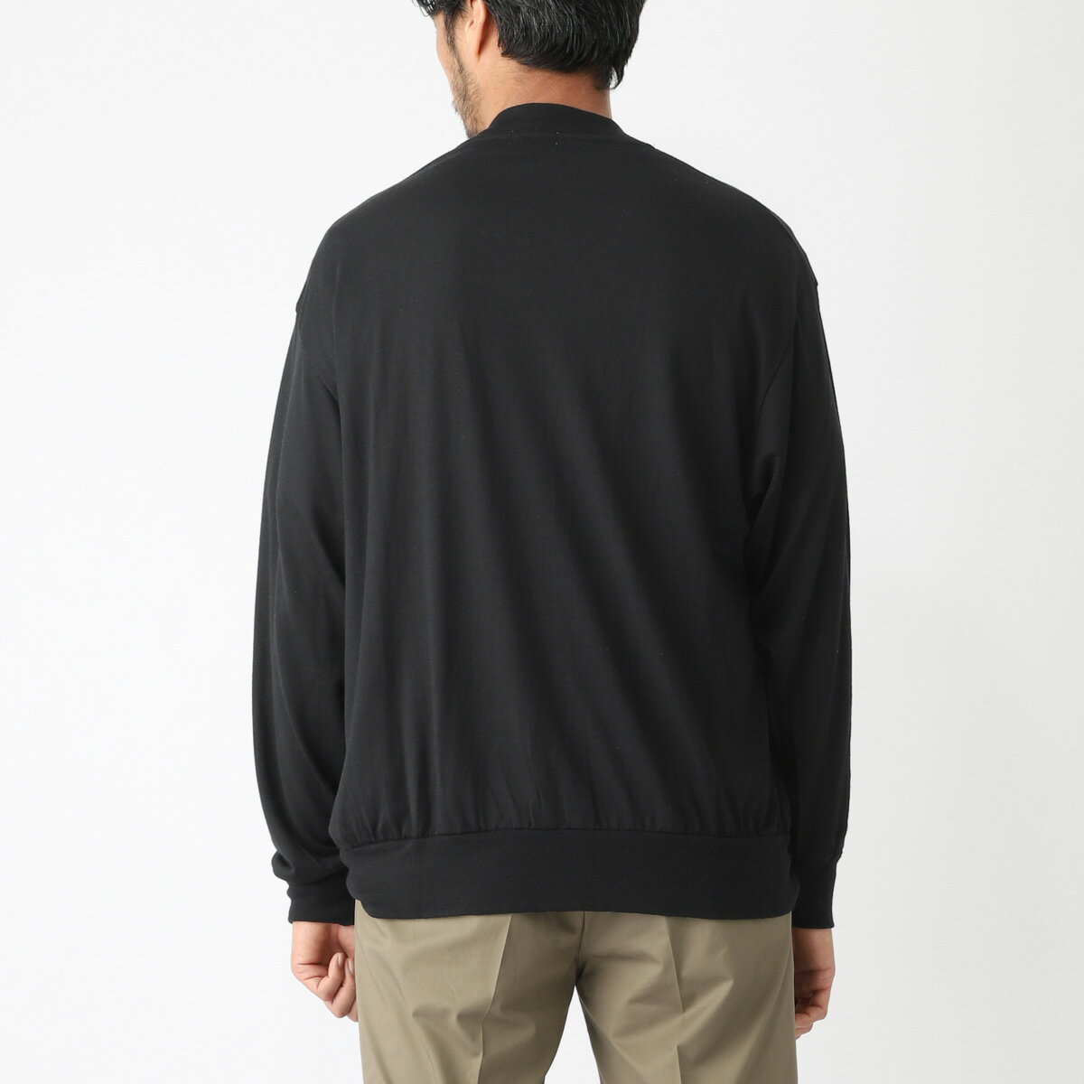 リフィル LIFiLL カーディガン メンズ lf062 07 010 black WOOLISH CARDIGAN ウーリッシュ 【国内正規品】【返品送料無料】 3