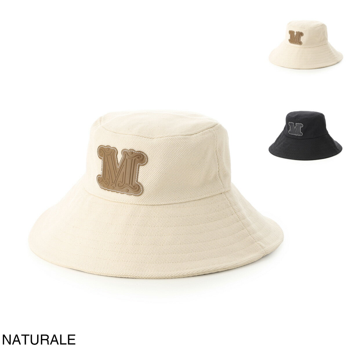 乐天商城 - マックスマーラ ビーチウェア MAX MARA BEACHWEAR バケットハット レディース GONDOLA バケットハット 帽子 Mロゴ【返品送料無料】
