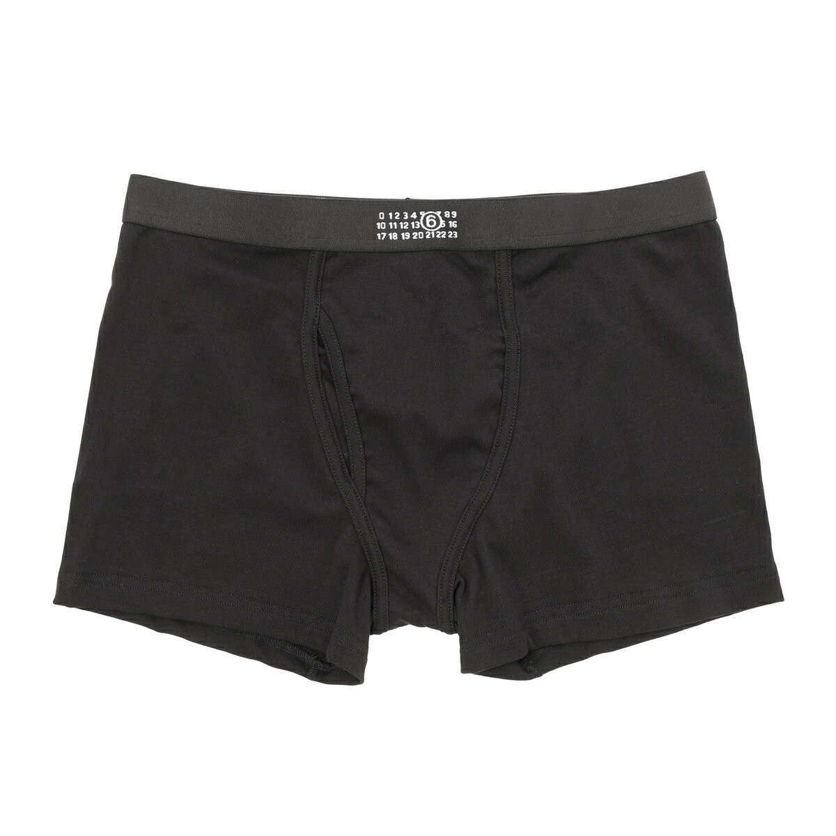乐天商城 - エムエム 6 メゾンマルジェラ MM6 Maison Margiela ボクサーパンツ ブラック メンズ【返品交換不可】