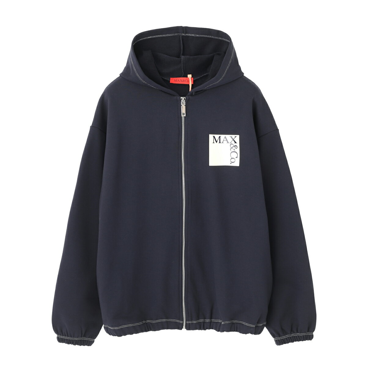 樂天商城 - マックスアンドコー MAX＆Co. ジップアップパーカ KIDS キッズ ブルー レディース MAX MARA MAX&CO ワンポイント ロゴ【返品送料無料】[2026SS]