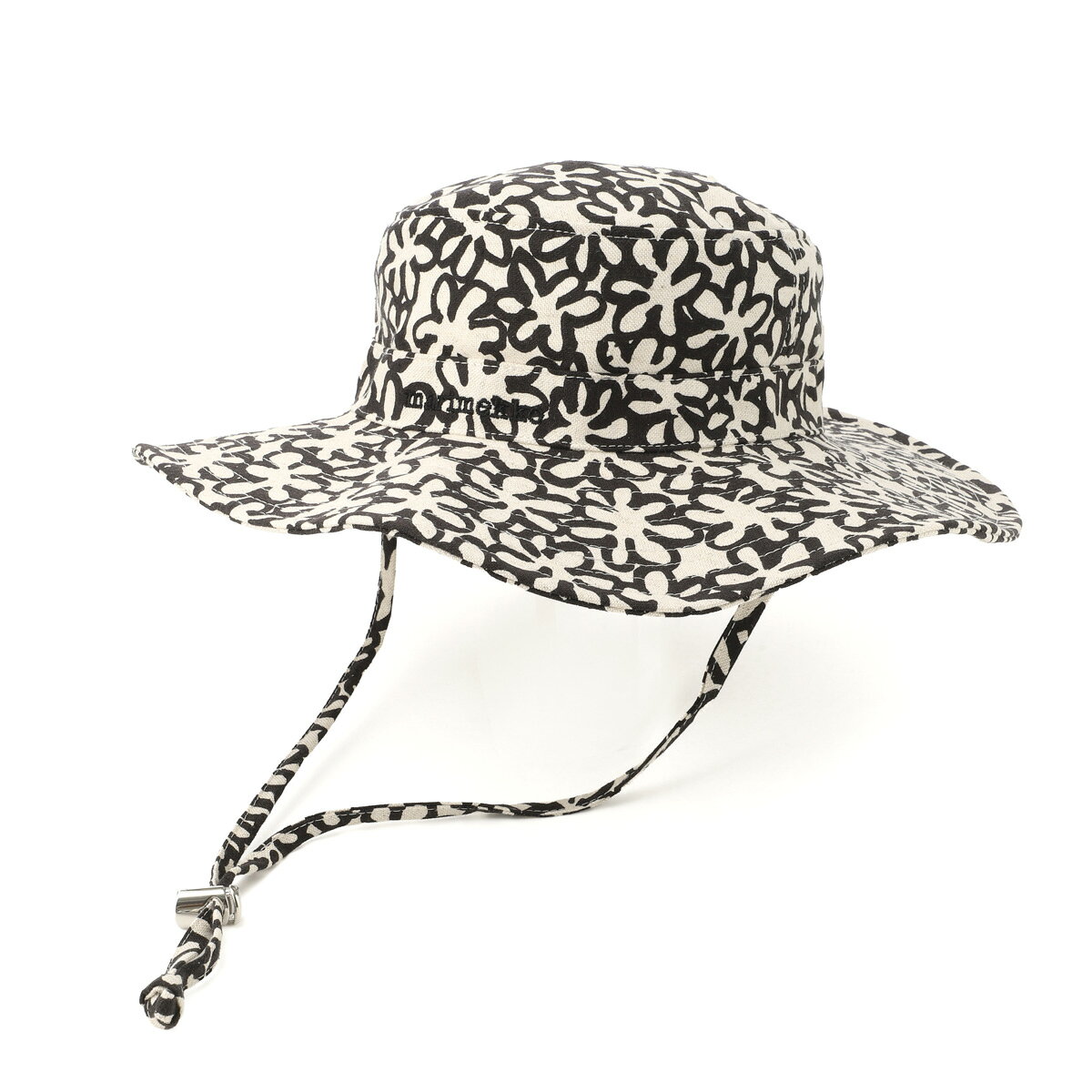 マリメッコ marimekko バケットハット サファリハット ブラック レディース Muutos Kukka Kioski hat クッカ
