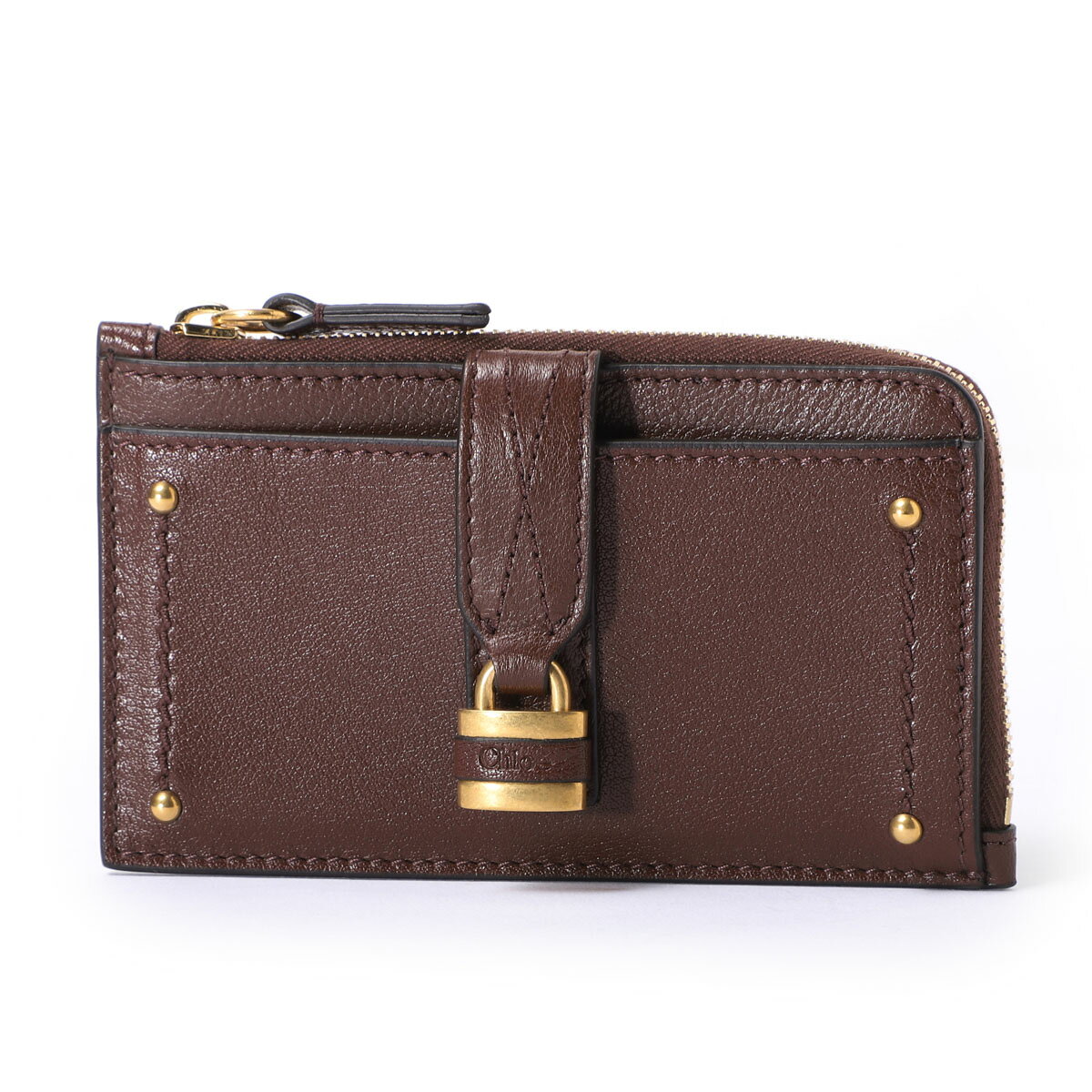 クロエ Chloe コインケース フラグメントケース カードケース ブラウン レディース カードスロット付き Paddington スモールウォレット 返品送料無料 2026AW