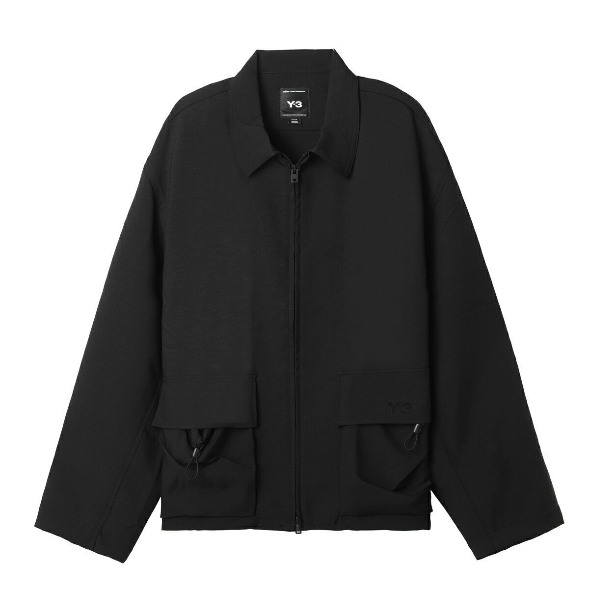 Y-3 ヨウジヤマモト アディダス 3ライン モッズパーカー コート 黒 M