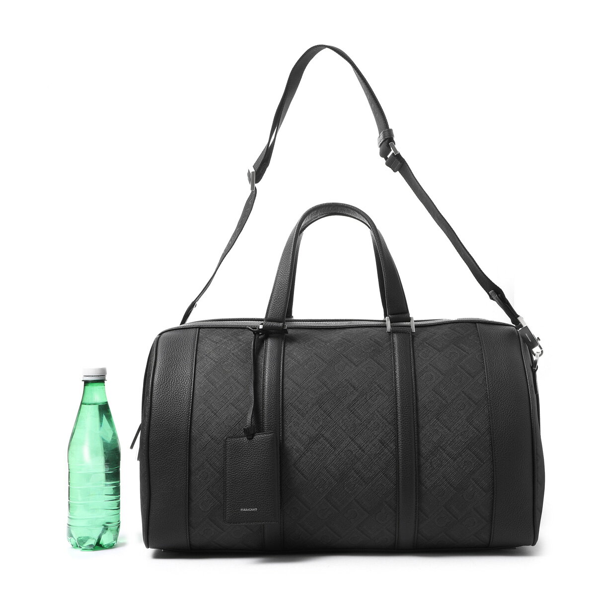 フェラガモ FERRAGAMO ボストンバッグ ダッフルバッグ トラベルバッグ ブラック メンズ ALL OVER ガンチーニ モノグラム【返品送料無料】[2026AW] mb-10272924 モダンブルー楽天市場店 サンプル画像3