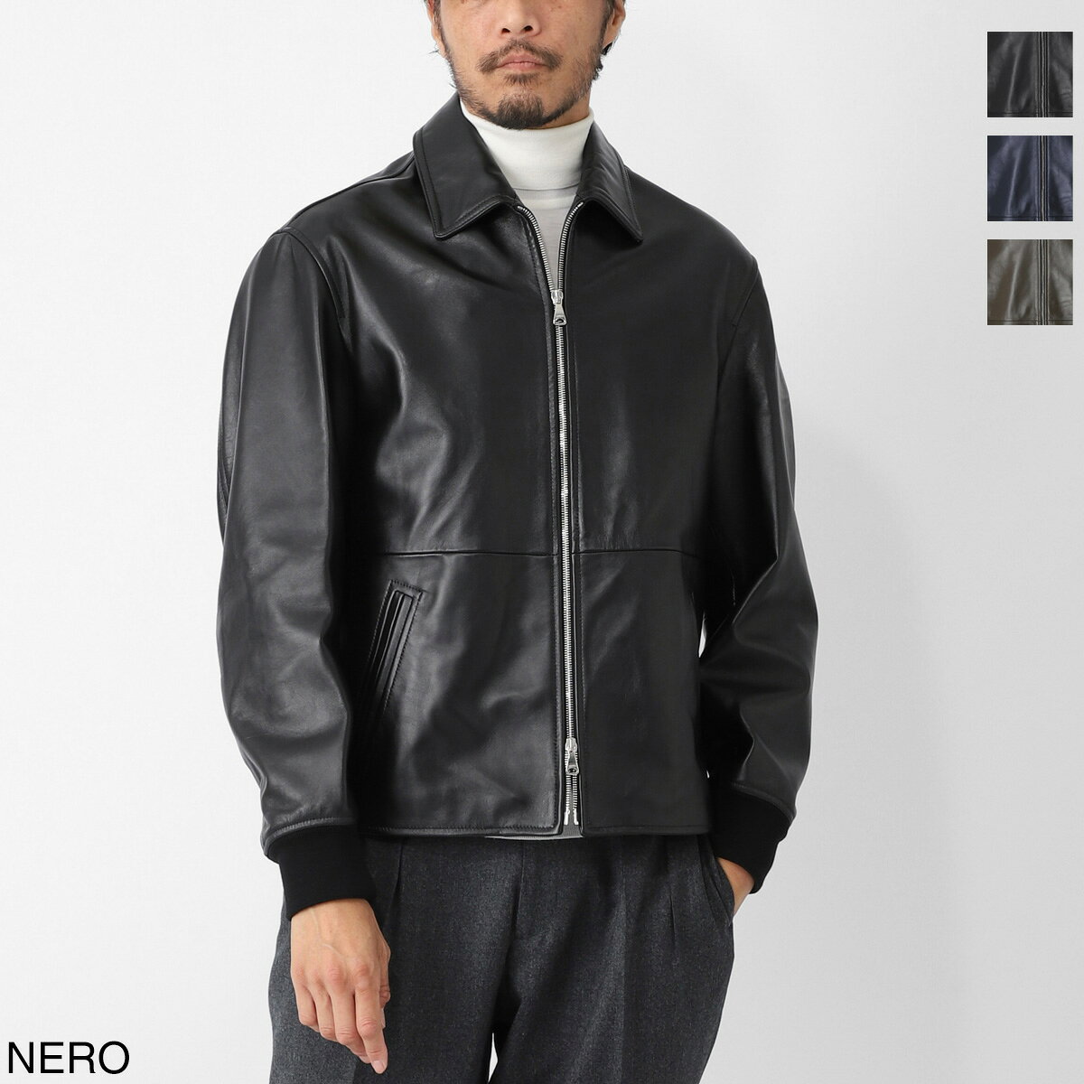 新品 エンメティ KELSO 52 XL ブラック 黒 ラム レザー 楽天市場