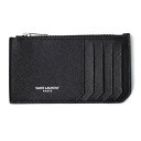 【訳あり】【アウトレット】サンローラン SAINT LAURENT カードケース ブラック メンズ 609362 bty0n 1000 FRAGMENTS ZI...