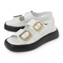 【アウトレット】【訳あり】トッズ TODS サンダル ホワイト レディース xxw11k0fh50midb001 GOLDEN CALF【返品交換不可】