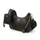 【訳あり】【アウトレット】プラダ PRADA ショルダーバッグ 2WAY ハンドバッグ ブラック レディース 1bh204 2mnzv f0632 Re-Edi...