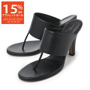 ザ ロウ THE ROW サンダル トングサンダル ブラック レディース 大きいサイズあり f1533 l57 blk SIGNUM HEEL SANDAL【返...