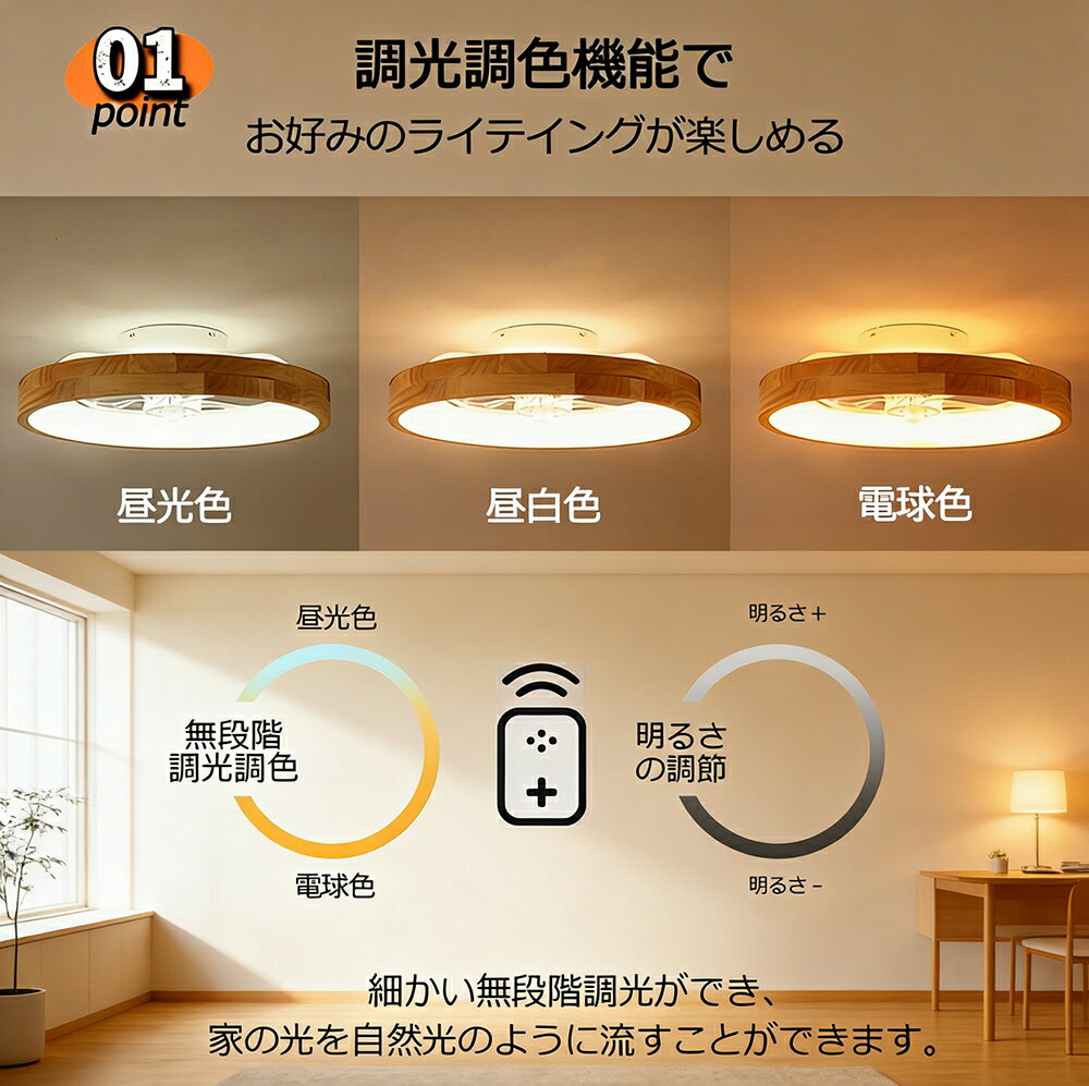 【限定2000円クーポン】シーリングファン 天然木 シーリングファンライト ファン付...