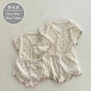 【期間限定!クーポン20%OFF】 パジャマ ベビー服 女の子 夏服 花柄 プリント ショートパンツ セットアップ 半袖 韓国 新生児 赤ちゃん カジュアル リゾート 上下セット こども 可愛い きれいめ ルームウェア 部屋着 出産お祝い プレゼント 73 80 90 100cm