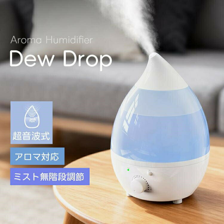 楽天市場】加湿器 しずく タッチの通販