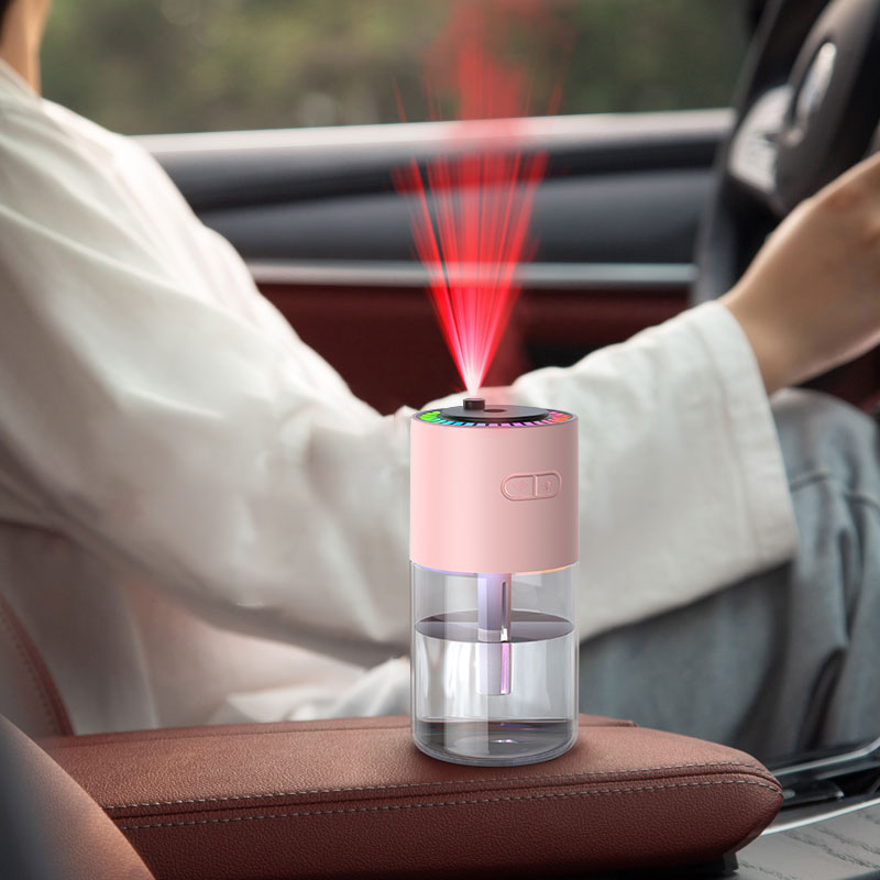 加湿器 卓上小型 USB LED コンパクト 超音波式 280ml 自宅 オフィス 職場 寝室 連続 断続 コンピューケース 話題 かわいい おしゃれ 人気 上位 楽天市場 上位 ラクテン