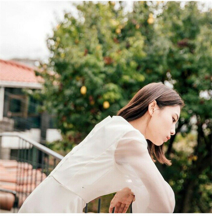 ウエディングドレス パーティードレス カジュアル ビーチフォト 前撮り 後撮り フォトウエディング 花嫁ドレス 長袖 シンプル ナチュラル 安い 撮影 海外挙式 披露宴 結婚式 演奏会 発表会 パッド付き 送料無料 2