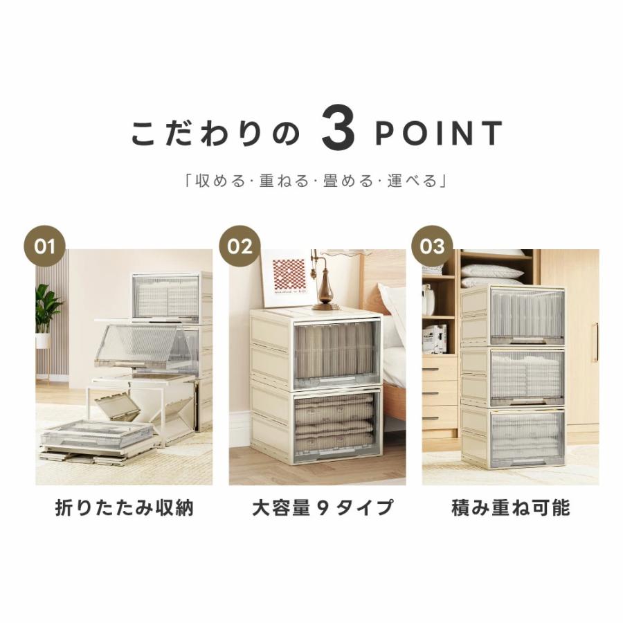 樂天商城 - 収納ボックス 収納ケース 引き出し 折りたたみ クロゼット 押入れ 収納 衣装ケース 小物 衣類 布団 収納 大容量 新生活 積み重ね 棚 zk-sn01