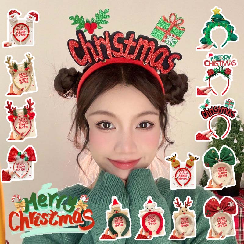 クリスマス カチューシャ 髪飾り ヘアバンド ヘアアクセサリー サンタ コスプレ 雪だるま トナカイ クリスマス飾り パーティーグッズ クリスマス イベント コスプレ 仮装 ふわふわ 可愛い 大人 子供 イベント こすぷれ 小物 学園祭 文化祭