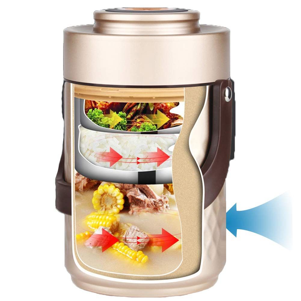 保温弁当箱 ランチジャー 真空断熱 ステンレス 長時間保温・保冷 洗いやすい 携帯用 大容量 お弁当用 会社・学校・キャンプ・ハイキング プレゼントギフト