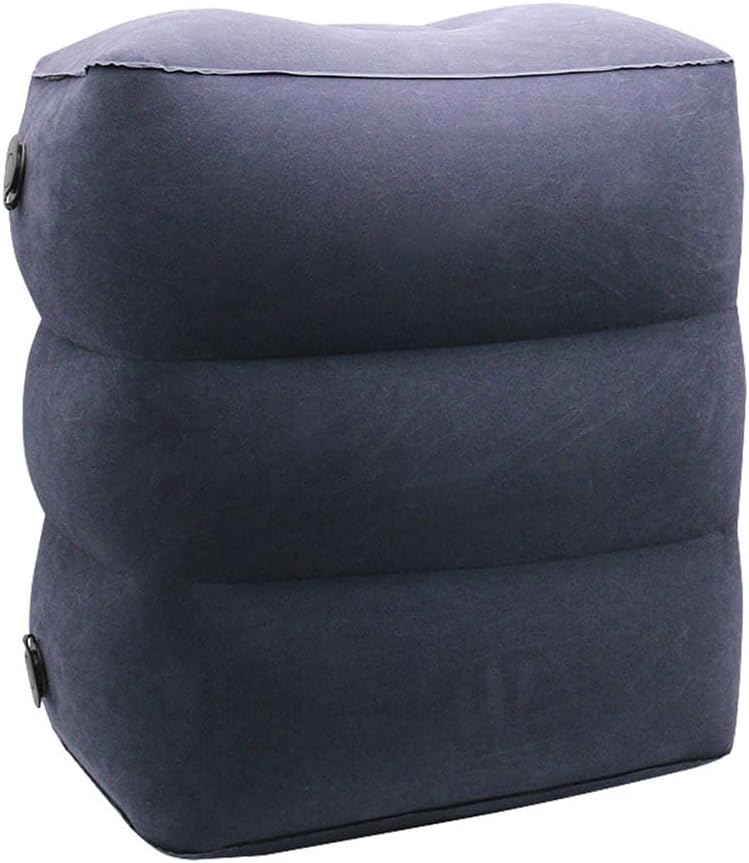 足置き 足枕 クッション エアーフットレスト エアーオットマン 携帯便利 ポンプ不要 足元クッション 空..