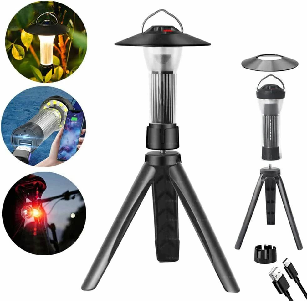 LEDランタン キャンプランタン シェード　セット 懐中電灯 多機能ミニランタン 3点灯モード 光量調節 ..