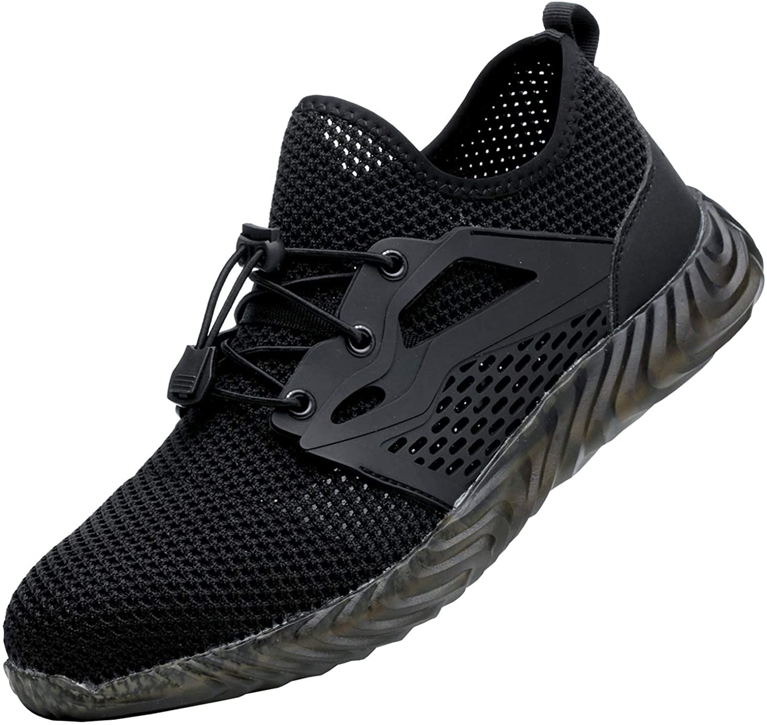 安全靴 作業靴 スニーカー メンズ 鋼先芯 ケブラー繊維ミッドソール 通気性 耐油 ワーキングシューズ ..