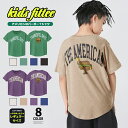 【送料無料】キッズ Tシャツ 裾ラウンド ハンバーガー バックプリント 杢カラーTシャツ ちょいBIG ゆったり 子供服 半袖 天竺 はん袖 男の子 女の子 こども服 韓国ファッション 323-04b 110cm 120cm 130cm 140cm 150cm 160cm