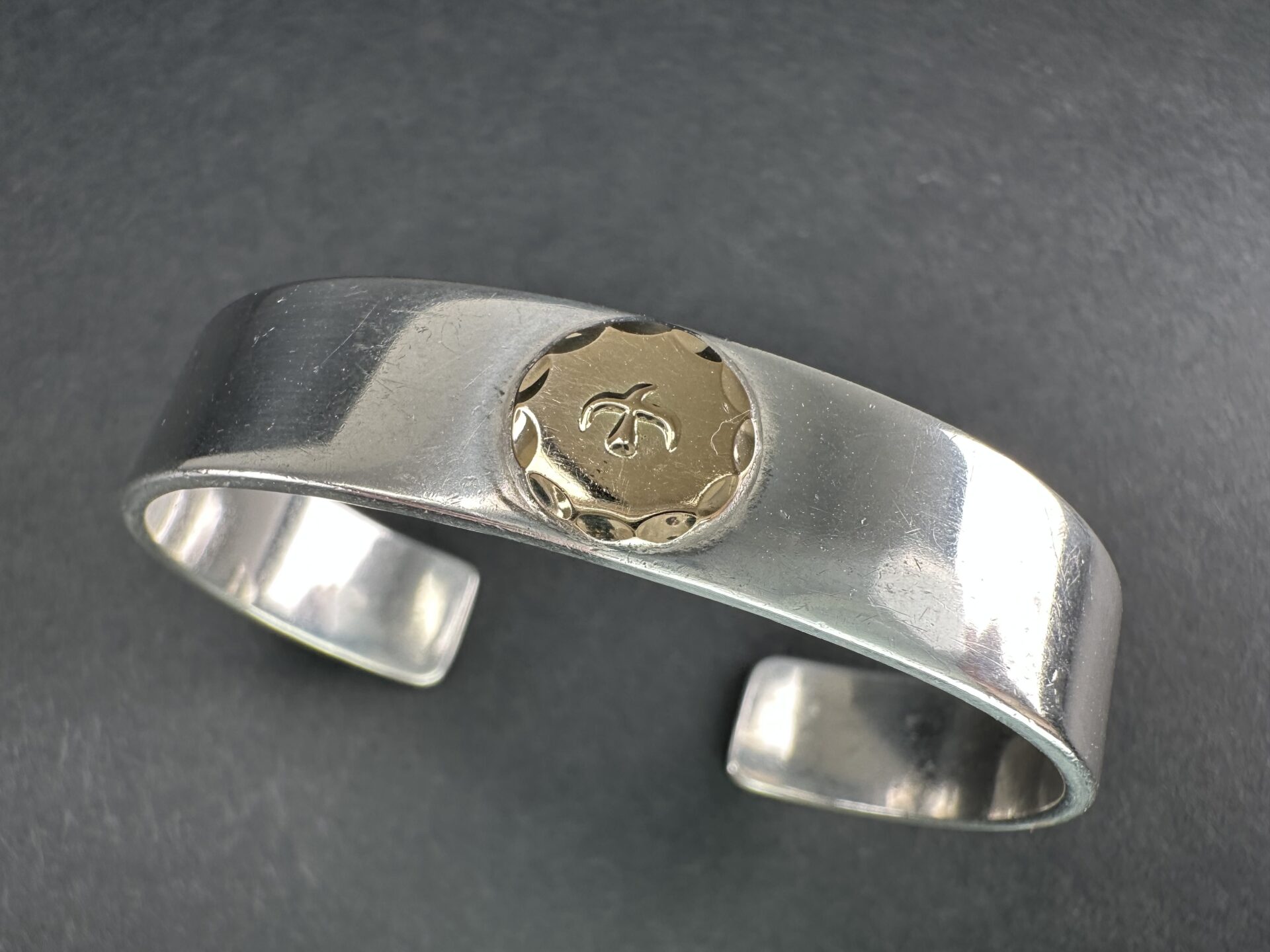 ゴローズ goro's 美品 平打ちブレス (S) ※30.40g
