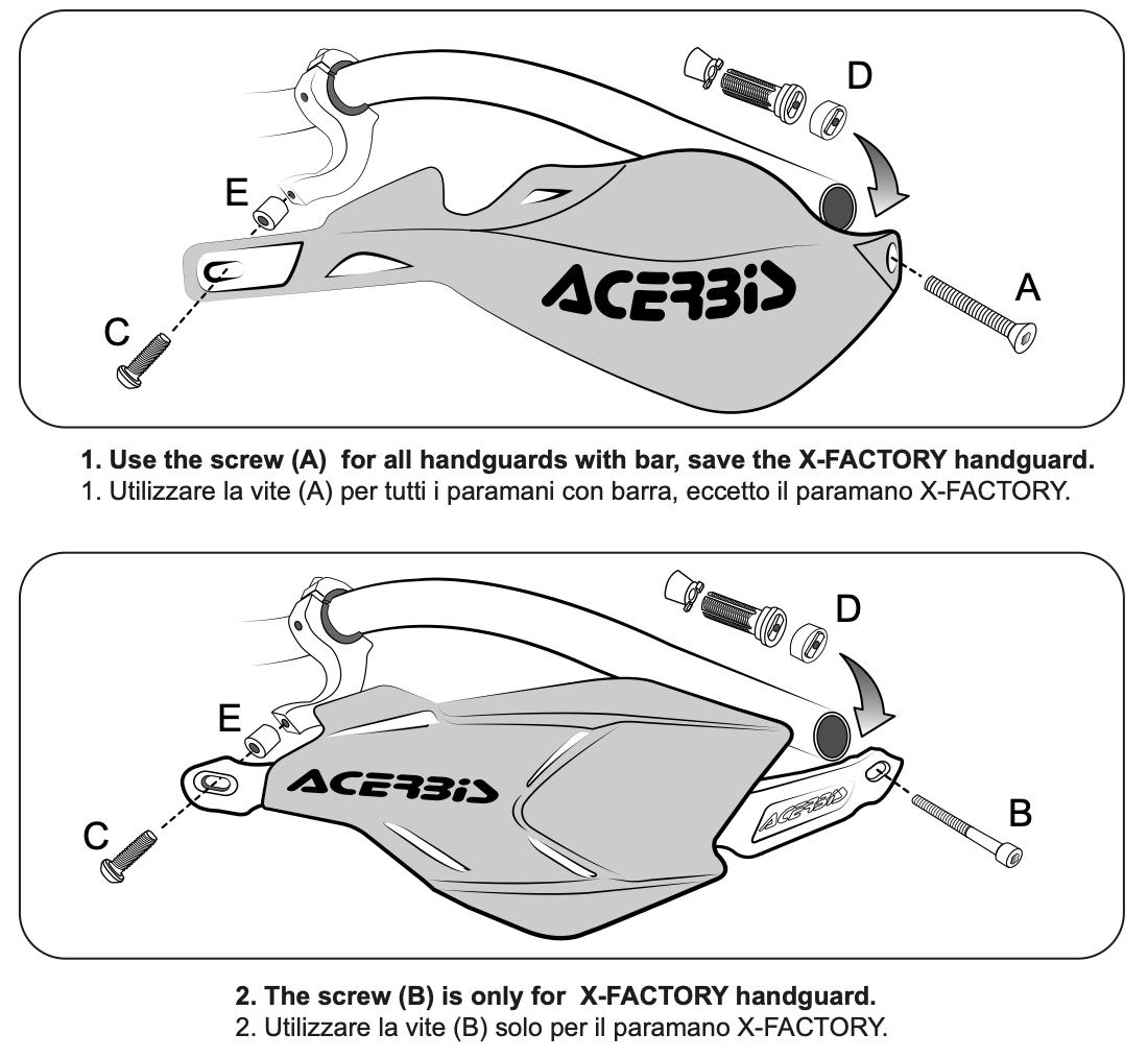 ACERBIS ��������ӥ� �Ƽ�ϥ�ɥ����� AFRICA TWIN��mt���å�(���ڡ���)