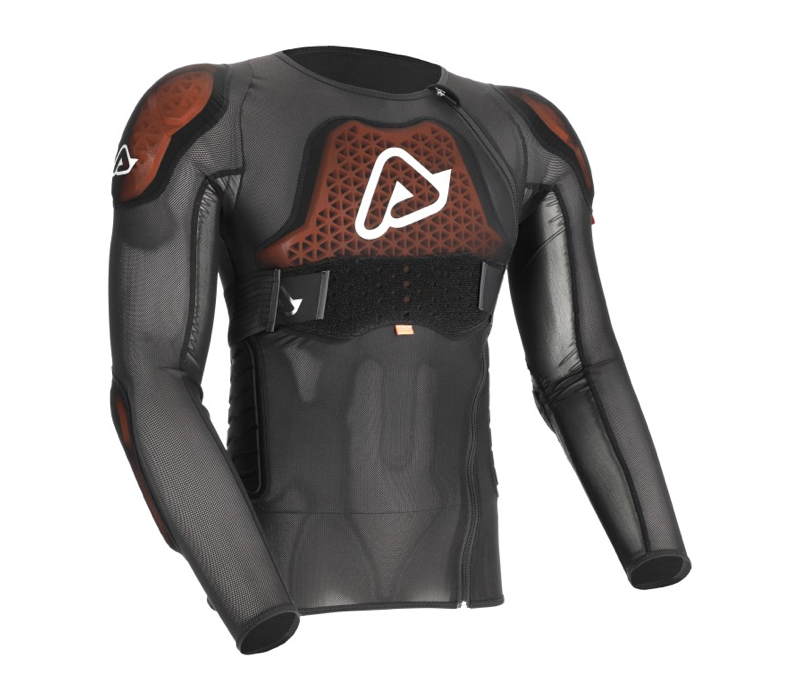ACERBIS FLUX AIR プロテクター D3O採用のフルボディプロテクター 柔軟性、伸縮性、強靭さを高次元で融合 チェストプロテクター ブレストガード アチェルビス 26407